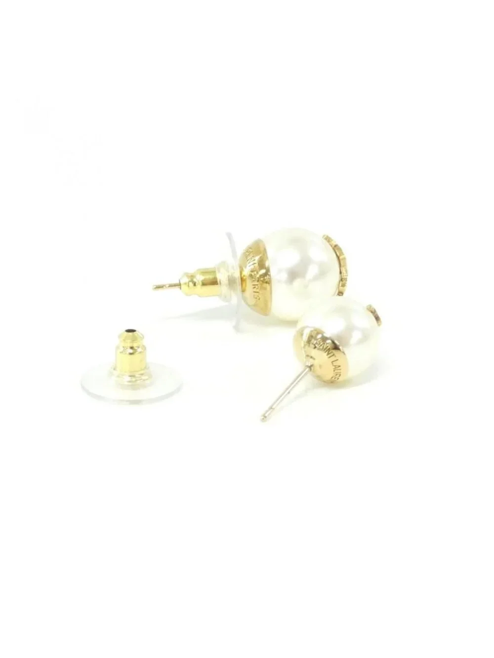 Saint Laurent Earrings Gold